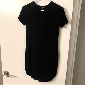 All black T-shirt dress